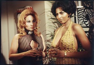 Pam Grier en figurante sur le plateau de 