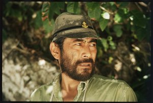 Toshiro Mifune sur le tournage de 