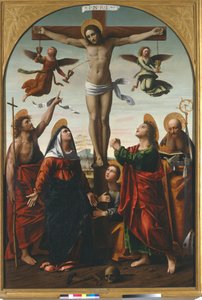Crucifixion avec la Vierge, Saint Jean-Baptiste, Sainte Marie-Madeleine, Saint Jean l
