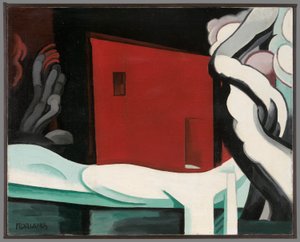 Neige et lueur - Oscar Bluemner