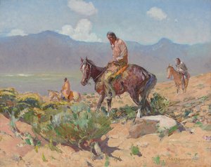 Indiens à cheval (Chasse d