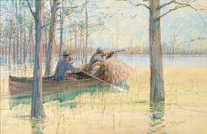 Les Chasseurs de canards - Oscar Edward Berninghaus