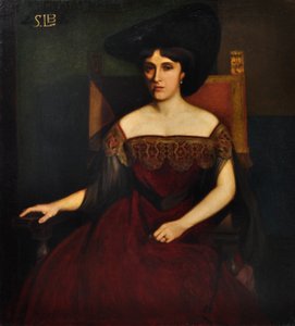 Portrait de Silvia Levi Bondi - Oscar Ghiglia