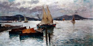 La baie de Naples - Oscar Ricciardi