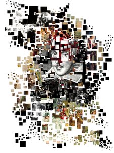 Collage de William Shakespeare (impression) - Oscar Vila Nieto