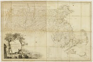 Carte du Massachusetts propre : compilée à partir de relevés réels - Osgood Carleton