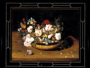 Panier de fleurs, c.1615