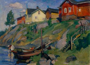 Un village de campagne en Finlande, 1915 - Osip Emmanuilovich Braz
