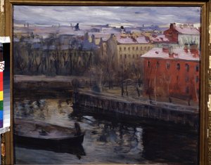 Vue de Leningrad - Osip Emmanuilovich Braz