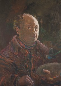 Autoportrait avec perruche