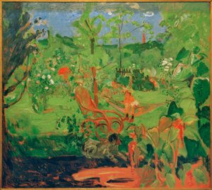 Fürstenfeldbruck, image de jardin - Oskar Moll
