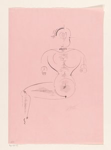 Figure assise - Oskar Schlemmer (signed by artist)