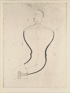 Figure abstraite à gauche