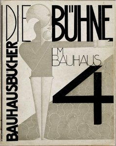 Conception de couverture La scène au Bauhaus Die Bühne im Bauhaus, 1925 - Oskar Schlemmer