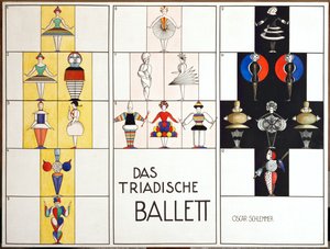 Figurines pour Das Triadische Ballett - le ballet triadique - Oskar Schlemmer