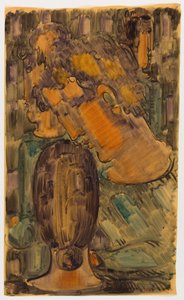 Gruppe von vier mit diagonaler Ansicht - Oskar Schlemmer