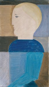 Halbfigur nach links gewandt - Oskar Schlemmer