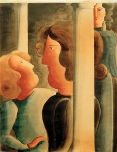 Entre les colonnes - Oskar Schlemmer