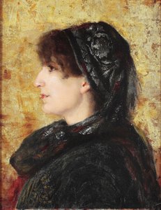 Portrait de Naile Hanim - Osman Hamdi Bey