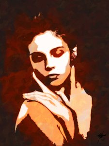 Femme à l