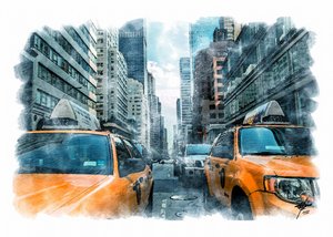 Les taxis de New York - Osvaldo Russo