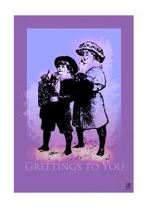 Enfants vintage violet - Osvaldo Russo