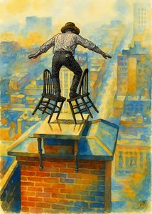 Équilibre sur les toits - Osvaldo Russo