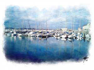Réflexions sur un port serein - Osvaldo Russo