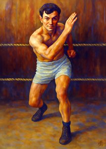 Posture de boxer vintage - Osvaldo Russo