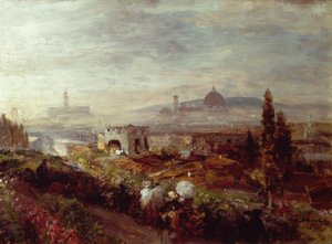 Vue de Florence - Oswald Achenbach