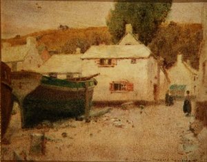 Le village de pêcheurs - Oswald Garside