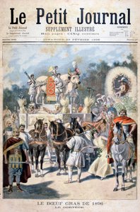 Célébrations du bœuf gras à Paris, 1896 - Oswaldo Tofani