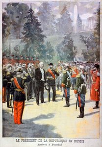 Félix Faure, Président de la France, reçu au Peterhof, Saint-Pétersbourg, Russie - Oswaldo Tofani