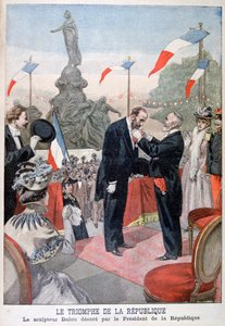 Jules Dalou recevant la médaille de la Légion d