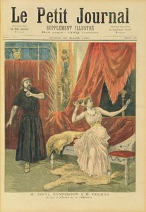 Mademoiselle Sibyl Sanderson (1865-1903) et Monsieur Jean François Delmas (1861-1933) dans 
