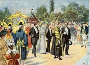 Sir Joseph Renals en visite à Bordeaux - Oswaldo Tofani