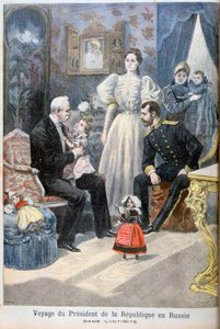 Tsar Nicolas II de Russie et Félix Faure, président de la République française - Oswaldo Tofani