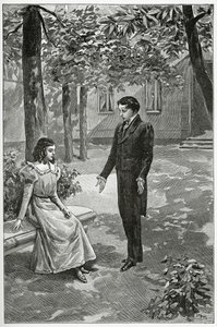 Victor Hugo déclarant son amour à Adèle Foucher, 19e siècle - Oswaldo Tofani