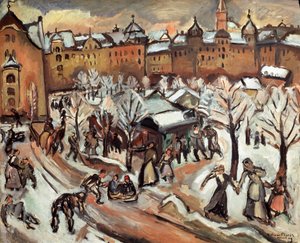 Neige à Munich, 1909