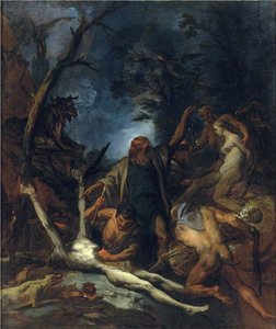 Sorcières à une messe noire