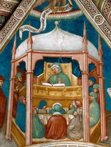 Saint Augustin enseignant la rhétorique à Carthage - Ottaviano Nelli