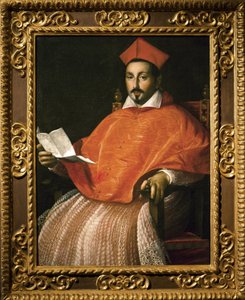 Portrait du cardinal Scipione Borghese (Scipione Caffarelli-Borghese) (1577-1633) par Ottavio Leoni