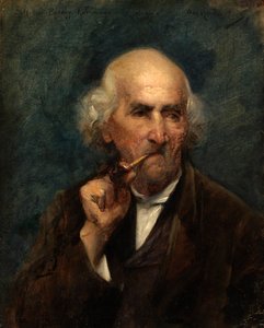 Vieil homme avec une pipe