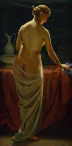 Une Dame Nue à sa Toilette - Otto Bache