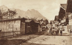 Au printemps, route à Garmisch