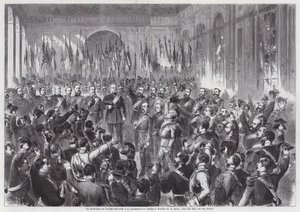 Proclamation du roi Guillaume Ier de Prusse comme empereur d