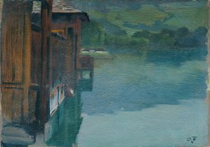 Bains à Gmunden - Otto Friedrich