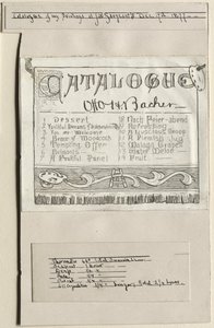 Catalogue de mes peintures chez J. W. Sargents, Cleveland, 17 décembre 1877, 1877 - Otto H. Bacher