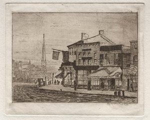 Cleveland, Woodland Avenue et Eagle Street, 1878 - Otto H. Bacher