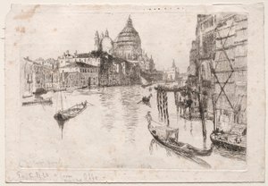Entrée du Grand Canal, 1880 - Otto H. Bacher